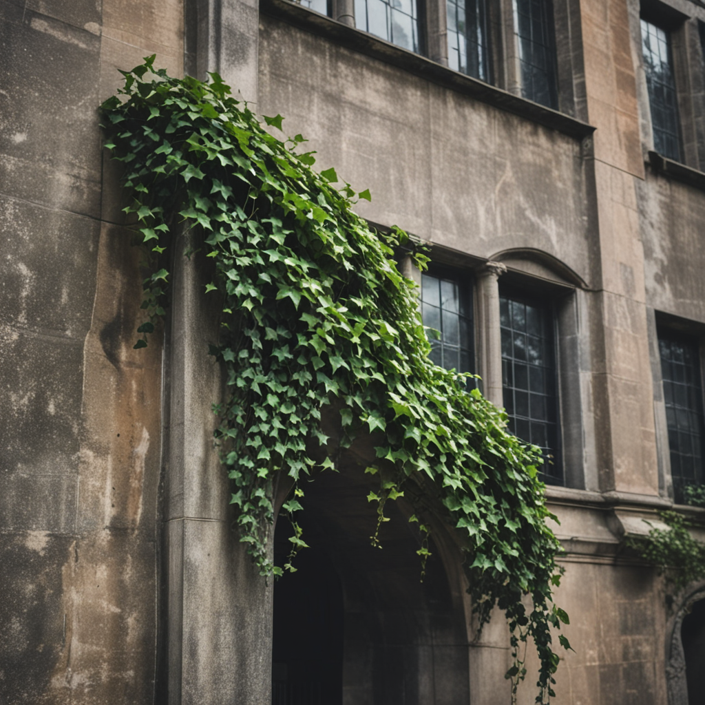 0947- ivy plant growing in architecture, mood-juggernautXL_v9Rdphoto2Lightningsafeten-875092382